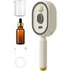 kivrimlarv Spazzola a vapore per capelli, pettine districante ricaricabile per lisciare, piastra per l'umidità, serbatoio 'olio integrato, strumento per lo styling senza fili, accessorio per capelli da
