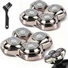 Biigdan Lama di ricambio PRO 4 Compatibile con Pitbull Skull Shaver,Pitbulls Gold PRO,Silver PRO,Diamond Pro,Platinum PRO,Butterfly Kiss PRO,Ametta per Rasoio a Testa Calva per Uomo(2 pezzi)