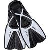Mares X-One - Pinne snorkeling corte e leggere, scarpetta aperta forata, tecnologia Channel Thrust, ideali per viaggi e immersioni tropicali