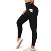 MOREFEEL Leggings con Tasche da Donna, a Vita Alta, Controllo della Pancia, Allenamento, Sollevamento dell'anca, Pantaloni da Yoga Activewear