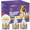 WNING Diffusore di Feromoni Calmanti per Cani, Confezione da 3 Ricariche, Allevia l'ansia da Separazione, Lo Stress, L'abbaiare e Il Mordere, Calma e Rilassa