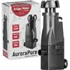 Krüger Meier AuroraPure - Skimmer di Superficie per Acquario - 3,5W, 400 L/h, Ultra Silenzioso, Regolabile, Compatto con Spugna Filtro Inclusa