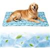 QianRuiDa Tappetino rinfrescante per cani di taglia grande, 70 x 110 cm, cuscino refrigerante da acqua a gel, doppia chiusura di sicurezza, estremamente robusto, per Golden Retriever e Labrador
