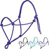 Harrison Howard Cavezza in corda per cavalli super robusta Cavezza da allenamento con 2 nodi 1/4 corda rigida taglia S - viola