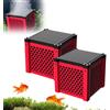 Generisch 2 pezzi di carbone attivo per acquario, carbone attivo, cavalli, filtro a carbone attivo, filtro a carbone attivo, filtro per acqua, filtro a cubo, filtro a carbone attivo, per stagni, acquari