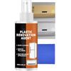 JASUBAI Spray smacchiatore per plastica, detergente potente per macchie gialle su elettrodomestici, condizionatori e sedili del WC, ravvivante rapido per plastica ingiallita, ripristina la brillantezz (1pcs)