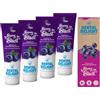 DENTAL DELIGHT Berry Blast (Öko-Test SEHR GUT) | 4x fruchtige Zahnpasta Blaubeere-Minze | vegan klimaneutral ohne Mikroplastik