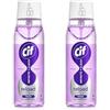 Generico Cif Infinite + Clean Reload Tutto in 1 Fresh - Ricarica Detergente Multiuso con Probiotici Naturali, Lavanda ed Eucalipto, Pulito a Lungo per Superfici Lavabili - 2 Unita da 590ml