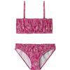 Pepe Jeans Ditsy BND Bikini Set, Rosa (Fucsia Intenso), 16 Anni Bambine e Ragazze