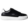Calvin Klein Uomo Chunky Cupsole Laceup Lth Ym0Ym01344 Low Top, Nero (Nero/Bianco/Nero), 40
