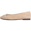 Tommy Hilfiger Donna Ballerine in Pelle, Beige (Safari Canvas), 40