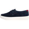Tommy Hilfiger Mocassini da Uomo Moderni in Pelle Scamosciata Ibrida Leggera FM0FM05786, Blu (Desert Sky), 40