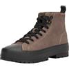 Calvin Klein Jeans Scarpe da Ginnastica da Uomo con Lacci ibridi High Laceup AUTH YM0YM01092, Marrone (Nero Ardesia), Taglia 40, Ardesia Marrone Nero Nero, 39 2/3 EU