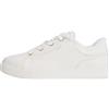 Tommy Hilfiger Donna Sneakers con Suola Preformata Casual con Pelliccia Peluche, Bianco (Ecru), 36