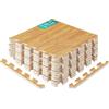 Yes4All FUKR Stuoia ad incastro-12SQFT, N. 3,3 m² (36 piastrelle), grigio