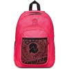 Invicta Zaino Scuola Dial, Rosa, Doppio Scomparto con Tasca Frontale, Tasca Porta Borraccia, Tasca con Organizer, Zaino Viaggio