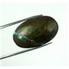 Naturale Ovale Cabochon 14.50 KT Persiano Blu Turchese Gemma Certificato C2769
