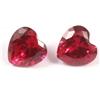 6x6 Mm- AAA Qualità Mozambico Rosso Rubino Loose Forma Cuore Gemma Taglio Paio