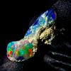 OPAL EMPIRE Pietra Opale Nero Naturale Grezza Etiopia 6,10 Ct 17x15 mm