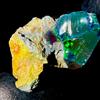 OPAL EMPIRE Natural Opal Etiopico Nero Fire Opal Grezzo 9,5 Ct 21x14 mm
