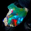 OPAL EMPIRE Opale Etiopico Fire Opal Pietra Naturale Grezza Nero Opale 6.5 Ct 16x13 mm