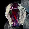 OPAL EMPIRE Opale Nero Etiopico Naturale Grezzo, Pietra Gemma Fire Opal, 7,75 ct 14x13 mm