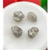 NATURAL ROSE CUT DIAMONDS Earthmine Diamante Naturale Lotto 4pc/0.91ct Grigio Colore Irregolare Forma per