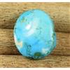 Arizona Blu Turchese 22.25 KT / 18 MM Naturale Ovale Gemma Certificato E19351