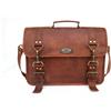 Fatto a mano Qualità Pelle Ventiquattrore Borsa a Tracolla 18 IN Smart Laptop Cartella