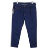 DIESEL Marhky 0706Q Jeans Uomo W34 Denim Blu Tapered Gamba Con Bottone