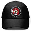 Fashion UK Cappello Super Mario. Logo Mario. Cappellino con Visiera da Bambino. Cappellino da Baseball Nero.