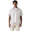 Levi's Uomo Camicia con Colletto Kent, Maniche Corte, Beige (Gio Stripe Cement), M