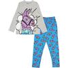 Fortnite Lama Jungen Lange Pyjamas Set Blau/Weiß Heather Grey 164 | PS4 PS5 Xbox Gamer Geschenke, Schule Jungen Pjs, Kinderkleidung, Kindergeburtstags-Geschenk-Idee