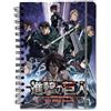 Grupo Erik Quaderno Appunti A5 Attack on Titan - Taccuino con Anelli Bullet Journal Puntinato con Tasca Interna e Copertina Rigida, 180 Pagine | Scuola Cancelleria, Diario Personale Anime Gadget