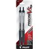Pilot Precise V5 RT 26050 - Penne a sfera ricaricabili e retrattili, punta extra fine (0,5 mm), inchiostro nero, confezione da 2