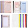 ZRUEWOT Budget Binder A6 Italiano con Buste Porta Soldi - 12 Buste Colorate + 48 Schede Challenge del Risparmio, Budget Planner Italiano, Agenda Risparmio Soldi, Raccoglitore Soldi per Risparmi