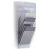 Durable - Flexiboxx 6 A4, espositore da parete, f.to A4 verticale, 6 comparti, 240x690x135 mm, trasparente (cod. #1709760400)