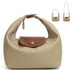 VOESLD Borsa a Tracolla Donna in Nylon, Mezzaluna Impermeabile(Cachi)