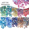 NONE SS6-SS30 Hot Fix Strass Glitter Cristallo Strass Hotfix Ferro su Strass Pietre Per Abbigliamento Decorazione Indumento
