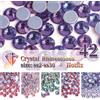 NONE ss3,ss4,ss8,ss12,ss34 Hot fix Strass Glitter Strass Flatback Vetro Cristallo Hotfix pietre Ferro su Strass Per Indumento