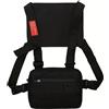 NONE Borsa sul petto borsa per gilet borsa per telefono borsa per cintura tattica in tessuto Oxford marsupio per marsupio Streetwear