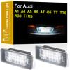 XINTUSHENG Lampada targa LED 12V per Audi A1 A4/B8 A5/S5 A6/S6 A7 Q5 TT TTS RS5 TTRS gruppo luce targa bianco