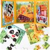 Datgo Puzzle magnetici Giochi per bambini Occupato Silenzioso Animali dei cartoni animati Puzzle Libro Montessori Giocattoli educativi per bambini Regali precoci per bambini