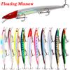NONE 1PC Long Shot 135mm/15.4g Minnow Esche da pesca Pesce volante Classico Wobblers Plastica dura Crankbait Carpa Luccio Attrezzatura da pesca