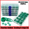 NONE FKM O Ring Kit Guarnizione di tenuta Gomma fluoro verde O-ring Isolamento Resistente alla corrosione Rubinetto termico Guarnizione idraulica automobilistica