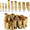 U-Angel-1988 20 pz/lotto 2.0mm 3.0mm 3.5mm 4.0mm 5.5mm 6.0mm 8.0MM Oro Proiettile Banana Connettore spina per ESC Lipo RC batteria Spine (10 paia)