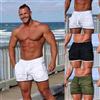 NONE Pantaloncini sportivi da uomo estivi Fitness Basket Pantaloni da spiaggia Mesh traspirante Bodybuilding Pantaloncini da allenamento per palestra Pantaloni sportivi da uomo