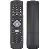 NONE Nuovo telecomando universale sostitutivo con pulsanti Netflix Sostituzione controller per Philips Smart TV, TV TV LCD LED