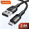 toocki Cavo Micro USB Toocki 2.4A cavo USB per caricabatterie rapido rapido per Xiaomi Redmi Huawei Realme cavo da USB a Micro USB cavo di ricarica rapida