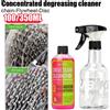 NONE Detergente per catena per bicicletta 100ml Detergente per scarichi di trasmissione per bicicletta, liquido per pulizia e manutenzione, spray sgrassante per bici da strada pieghevole MTB